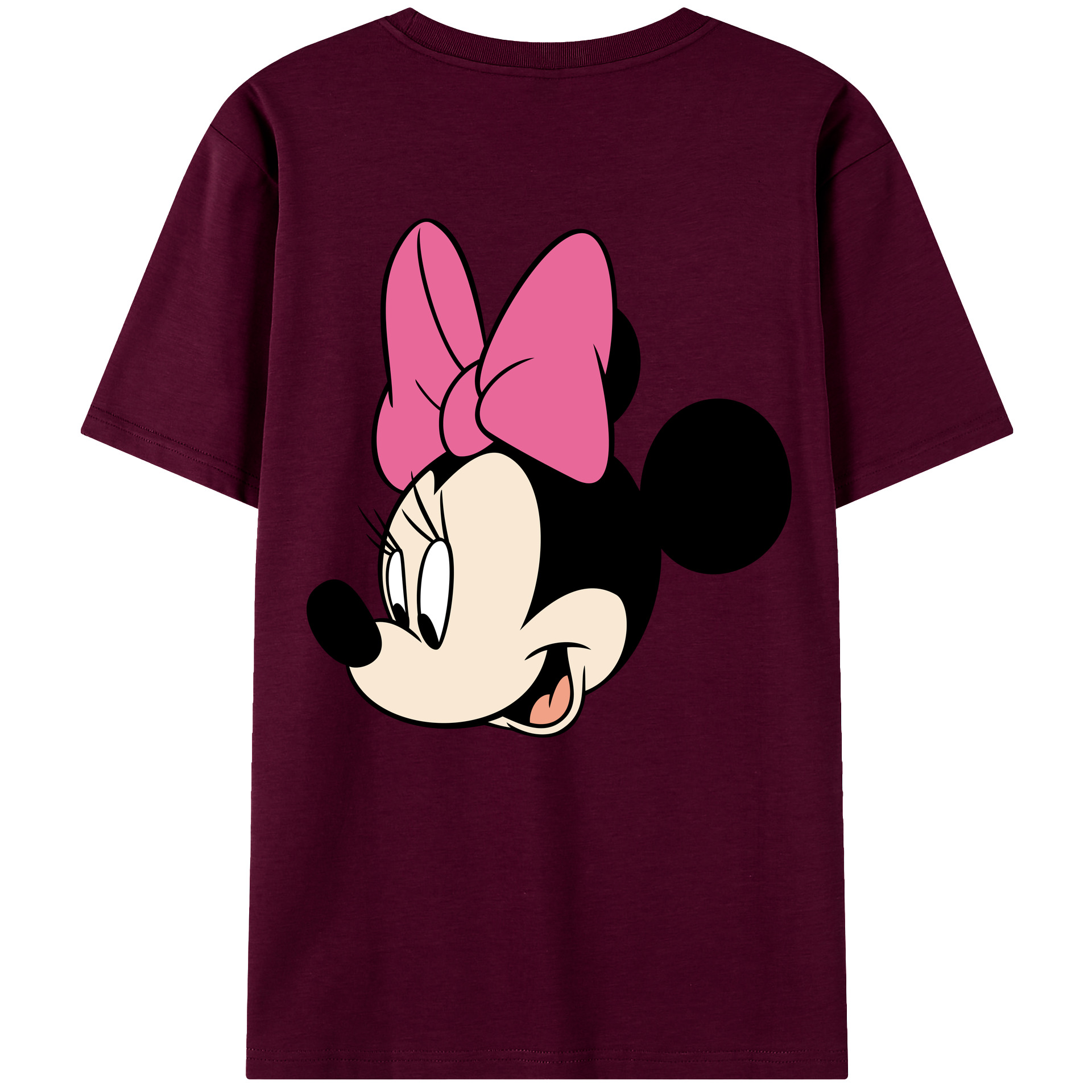 （画像用） ミッキーマウス Mickey Mouse レディース半袖Tシャツ(バックプリント)